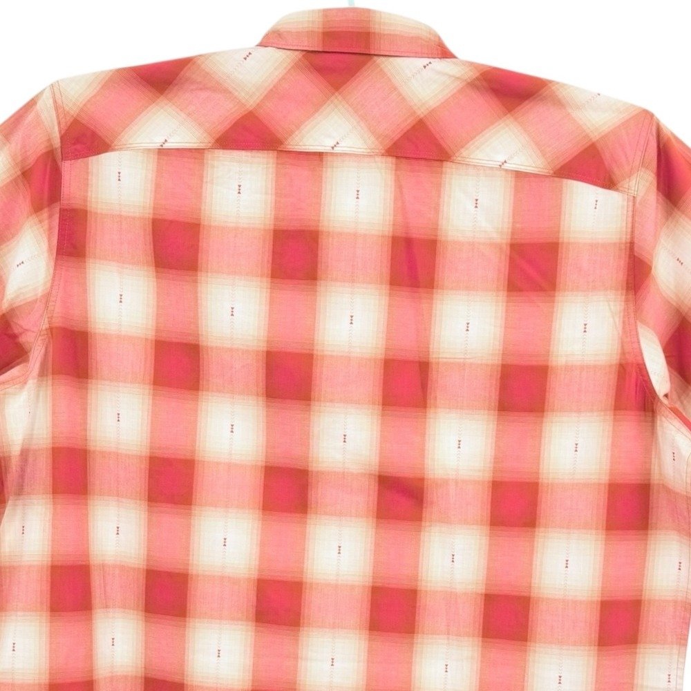 Wrangler Men's Cowboy Red/Tan Plaid Short Sleeve Button-Up Shirt Size 3XL NWT - Picture 4 of 11